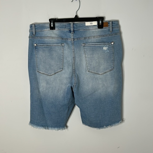 Judy Blue Distressed High Waist Denim Shorts NWT - Picture 5 of 6